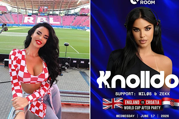 Ivana Knoll - the World Cup's sexiest fan - is hosting a £24 England after party in Dallas on 17 June, just hours after the Three Lions kick off their World Cup campaign.