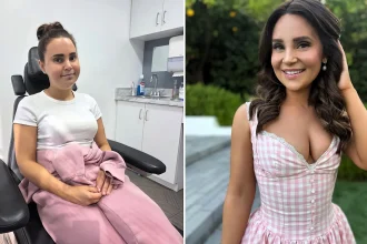YouTube star Rosanna Pansino shattered her jaw in four places and smashed her front teeth after a horror fall as a boat docked on her birthday - she now has four metal screws in her gums.