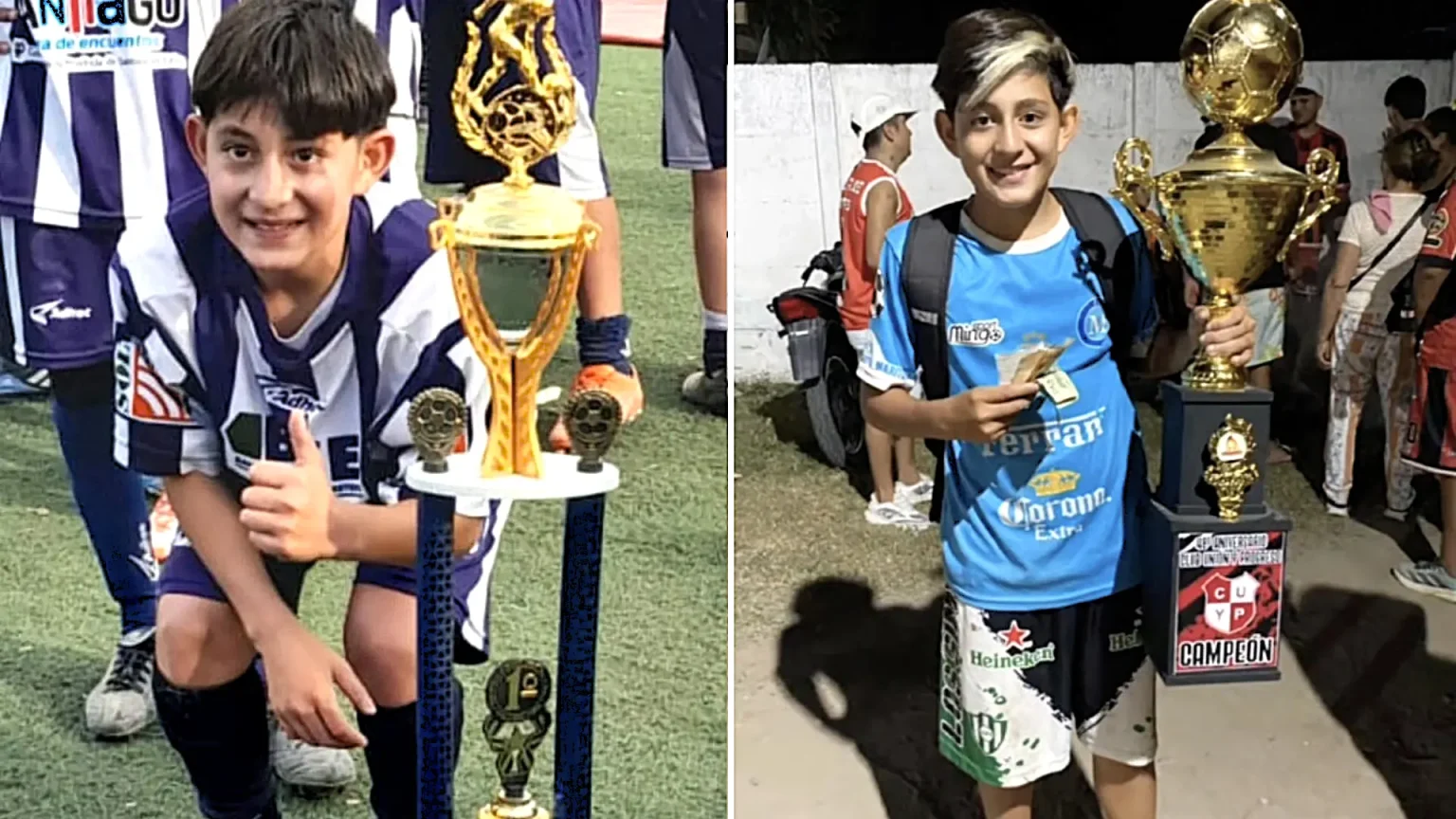 A 14-year-old boy collapsed and died after being struck in the chest by a football during a recreational match in Argentina - doctors believe the blow may have triggered a fatal heart rhythm.