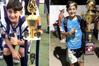 A 14-year-old boy collapsed and died after being struck in the chest by a football during a recreational match in Argentina - doctors believe the blow may have triggered a fatal heart rhythm.