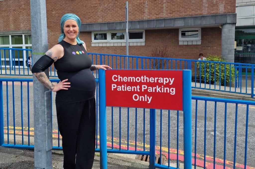 Kirsty Brunt was 18 weeks pregnant when she found a lump she dismissed as a blocked milk duct - now battling incurable breast cancer, she urges all mums to get checked.