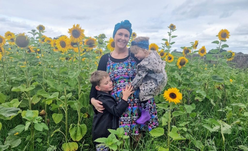 Kirsty Brunt was 18 weeks pregnant when she found a lump she dismissed as a blocked milk duct - now battling incurable breast cancer, she urges all mums to get checked.