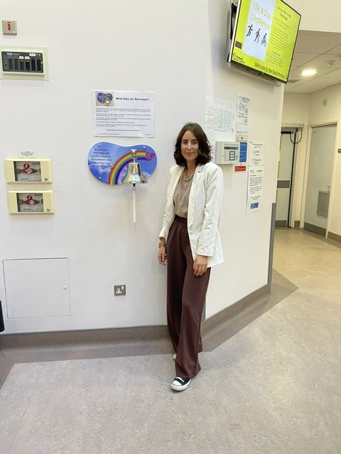 A young woman who dismissed toilet urgency as a lifestyle change was shocked to be diagnosed with stage two rectal cancer at 28 - and left infertile by treatment.