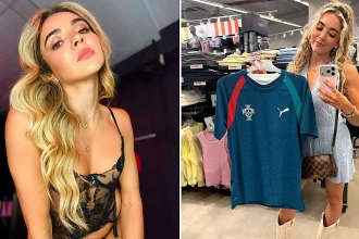 A financial dominatrix who hates football is set to make a fortune taunting men about their World Cup teams - she already earns £30,000 a month and has made £2m in total.