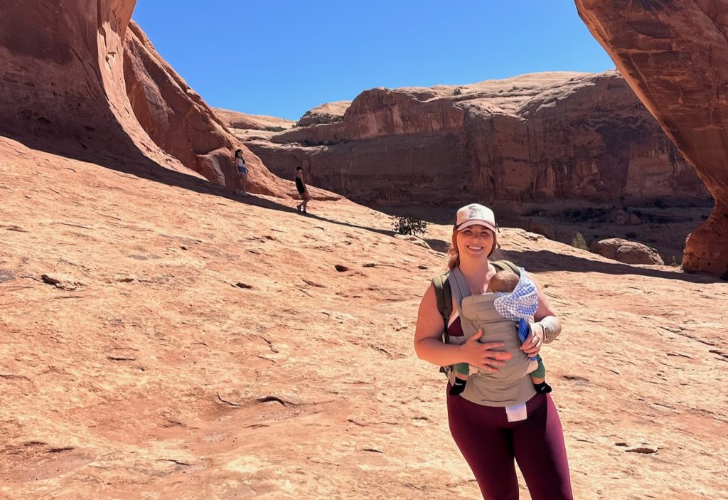 A mum reveals the shocking moment her uterus fell out while she held her newborn - her doctor looked like a 'deer in headlights' as a rare complication almost killed her.