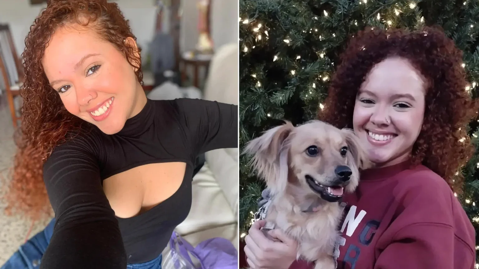 The body of model Oriana Ustariz, 25, has been found still embracing her pet dog beneath the rubble of a collapsed building after Venezuela's earthquakes.