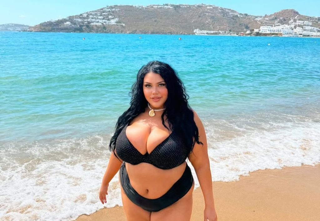 Body positivity model who weighs 380lbs says abuse against plus-size women has become "100 times worse" in the age of skinny jabs - and reveals feeling shame around size.