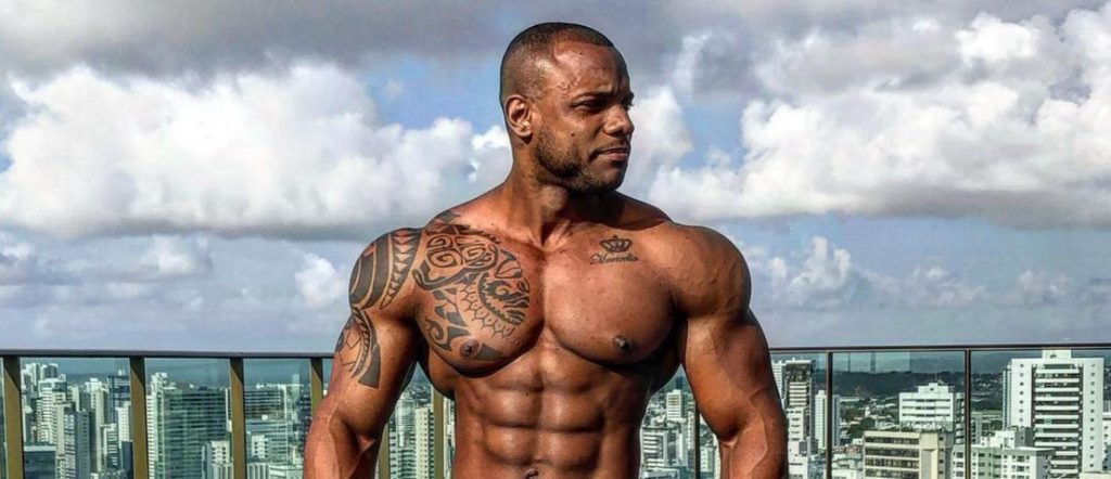 Bodybuilding influencer Mailson Araujo dies suddenly aged 35 after collapsing at home just after a workout - the Men's Physique athlete was days from a major competition in Brazil.