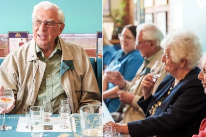 Boozy care home residents create an award-winning London dry gin, beating 154 rivals worldwide to scoop the top medal at the Global Gin Masters.