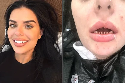 Celebrity make-up artist devastated after discovering the 24 crowns she got in Turkey were actually 16 teeth joined together as bridges - now facing up to £15,000 to fix it.