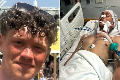 20-year-old Bradley Belhomme is on life support in Athens after a devastating quad bike crash on holiday, as his family race to raise £26,000 to bring him home.