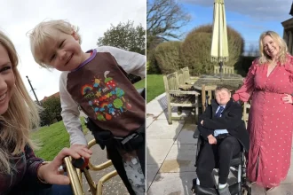 Mum forced to quit her job after son was left brain damaged by common womb virus, now provides 70 hours of unpaid care weekly with little support.