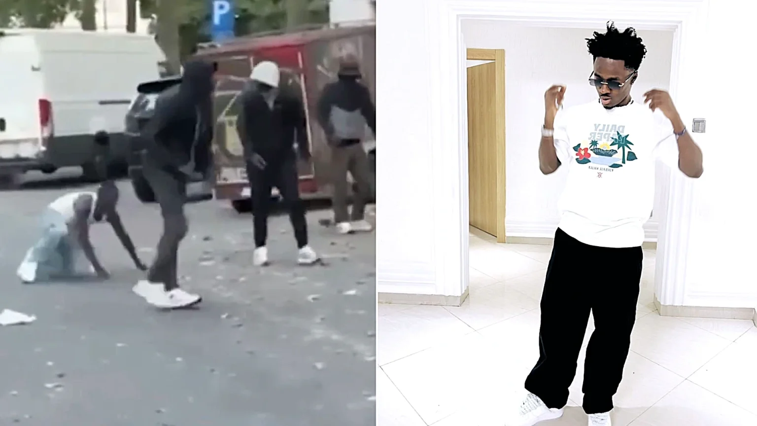 A star footballer was violently hauled from his parked car by a gang of masked robbers in Brussels - Mohammed Fuseini had his Rolex, two iPhones and wallet stolen.