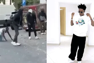 A star footballer was violently hauled from his parked car by a gang of masked robbers in Brussels - Mohammed Fuseini had his Rolex, two iPhones and wallet stolen.