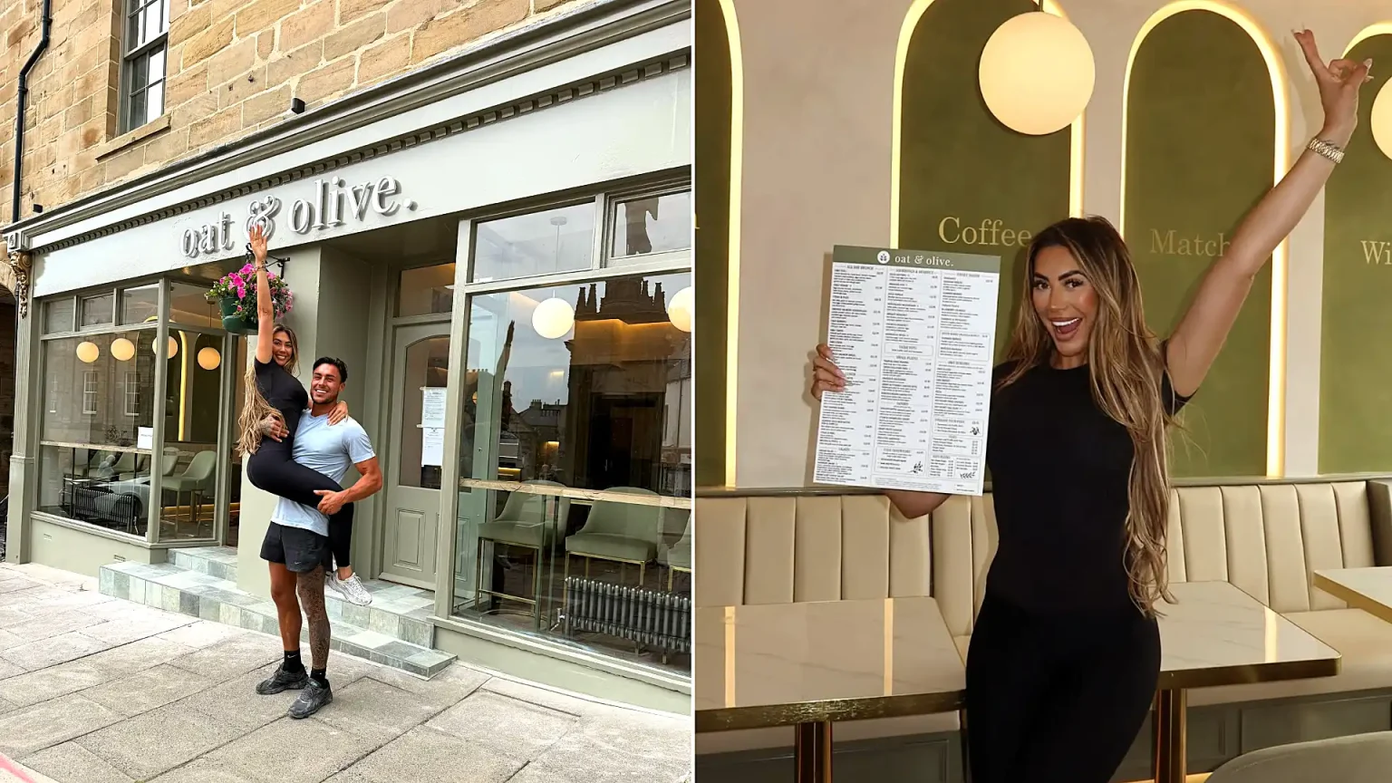Chloe Ferry's boyfriend's new café has been slammed by customers for "charcoal" sausages, eggshell in their food and an hour-long wait - despite the Instagram-ready hype.