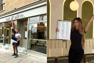 Chloe Ferry's boyfriend's new café has been slammed by customers for "charcoal" sausages, eggshell in their food and an hour-long wait - despite the Instagram-ready hype.