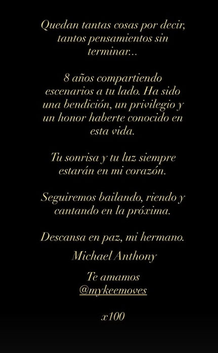 Dancer Michael-Anthony Leones Espino, who performed with Rosalía and Rauw Alejandro, found dead aged 28 after being reported missing in Miami.
