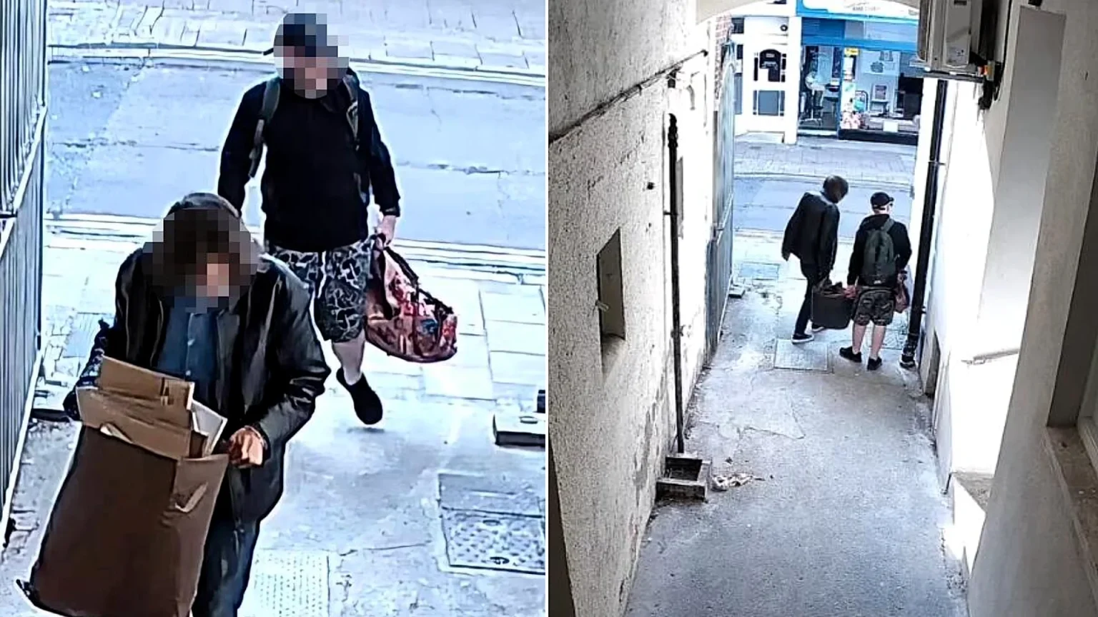 Staff at a family-run dental practice in Devon have been left heartbroken after two thieves stole parcels in broad daylight while the team was busy treating patients.