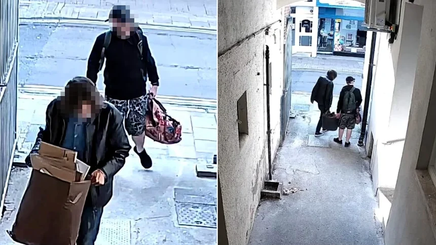 Staff at a family-run dental practice in Devon have been left heartbroken after two thieves stole parcels in broad daylight while the team was busy treating patients.