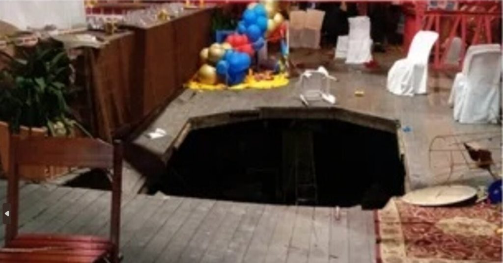 A wooden floor collapsed mid-photo at a Brazilian girl's 15th birthday party, injuring 11 guests - her neighbours later threw an impromptu street party so she could finally hear "Happy Birthday."