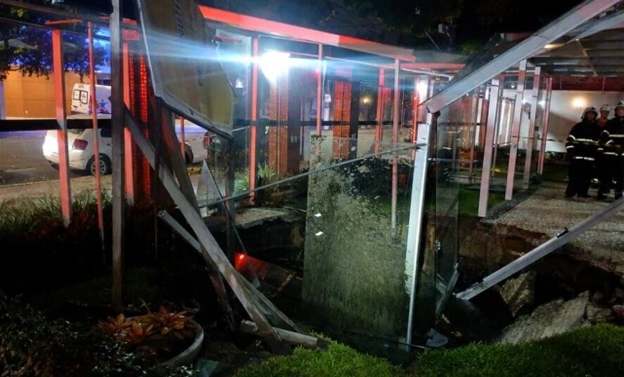 A wooden floor collapsed mid-photo at a Brazilian girl's 15th birthday party, injuring 11 guests - her neighbours later threw an impromptu street party so she could finally hear "Happy Birthday."