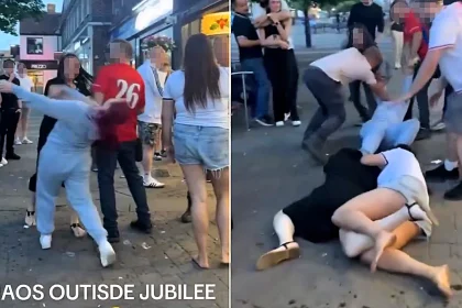 Chaos erupts outside a Wetherspoons after England's win over DR Congo, with pubs set to stay open till 5am for the next match sparking fan concerns.