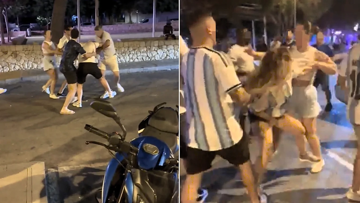 Lone England fan mobbed and chased through the streets by dozens of furious Argentina supporters ahead of the two nations' tense World Cup semi final.