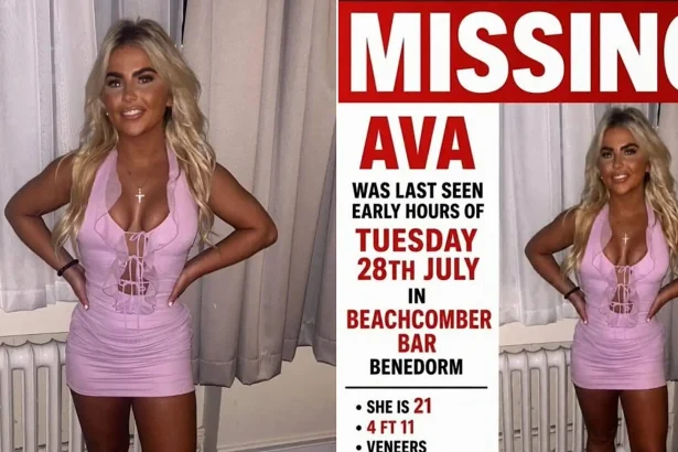 A family is desperate for answers after 21-year-old British tourist Ava Donnelly vanished from the Benidorm strip - she was last seen at a bar at 6am, sparking an urgent search.