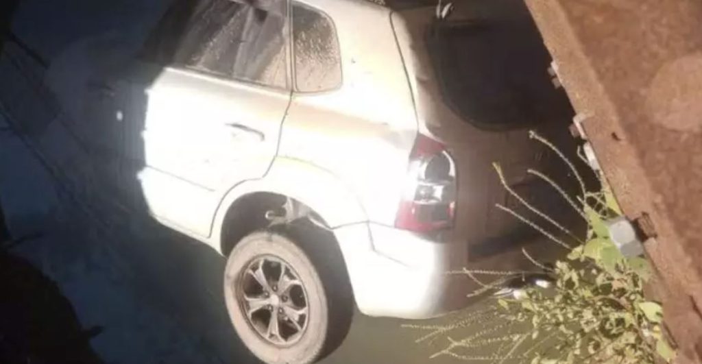 A fitness influencer has died after a "jealous pal" grabbed the steering wheel during a row, sending their car plunging into a flooded construction shaft in Brazil.