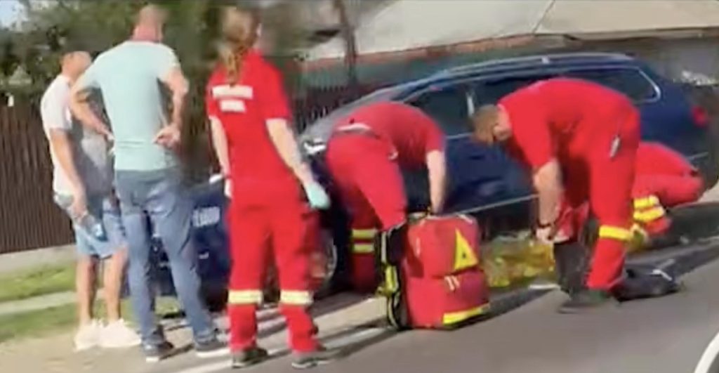 A heartbroken dad suffered a fatal heart attack while rushing to the scene of a low-impact car crash involving his daughter, who escaped with minor injuries.