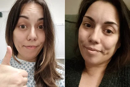 A mum who beat rare cancer was thrown into instant surgical menopause - now brain fog leaves her forgetting words mid-sentence in work meetings.