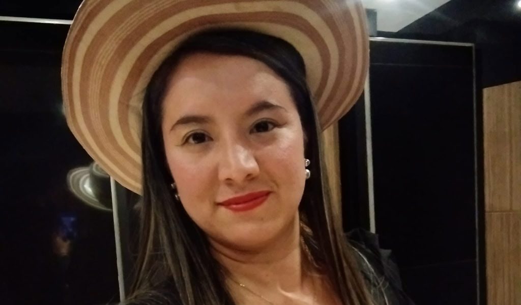 Rosa Mayerly Olaya Coronado was stabbed to death at work in Soacha, Colombia, allegedly by an obsessed colleague, with the horror attack caught on CCTV.