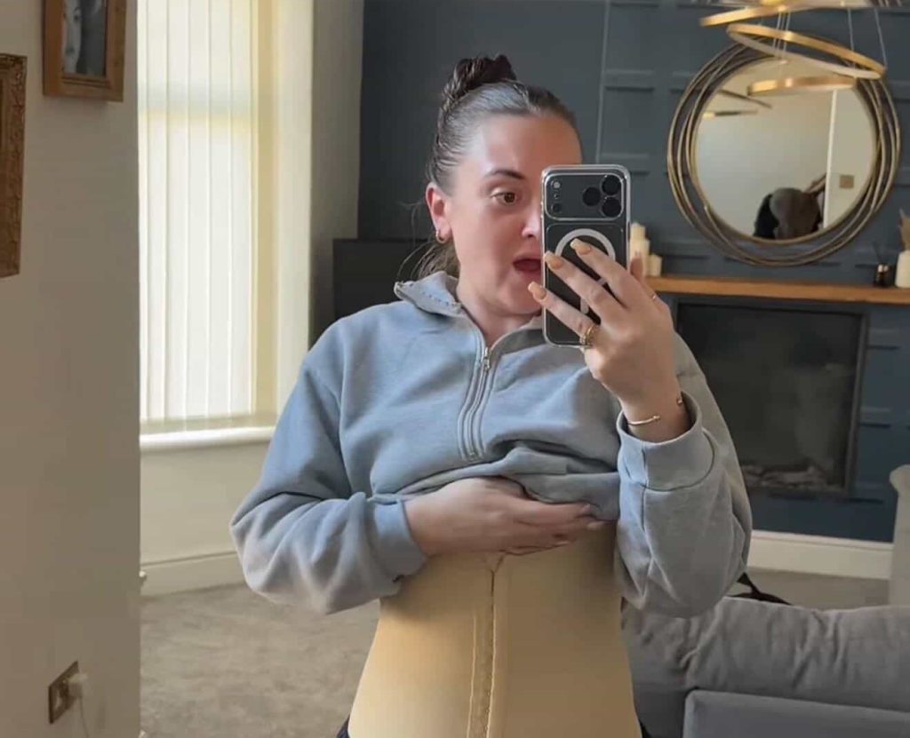 Woman who used "skinny jabs" to beat her shopping addiction was left with the "body of an 80-year-old" - and forked out £10,000 on surgery so she can wear a bikini.