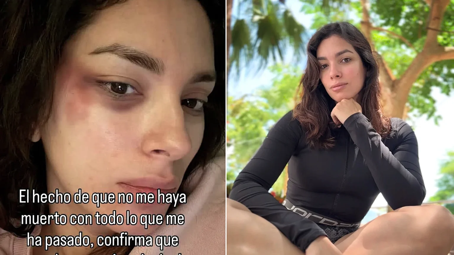 Business influencer Marie Claire González dies aged 39 days after publicly accusing her ex of abuse - the mother of two shared a bruised photo and raw messages before her death.