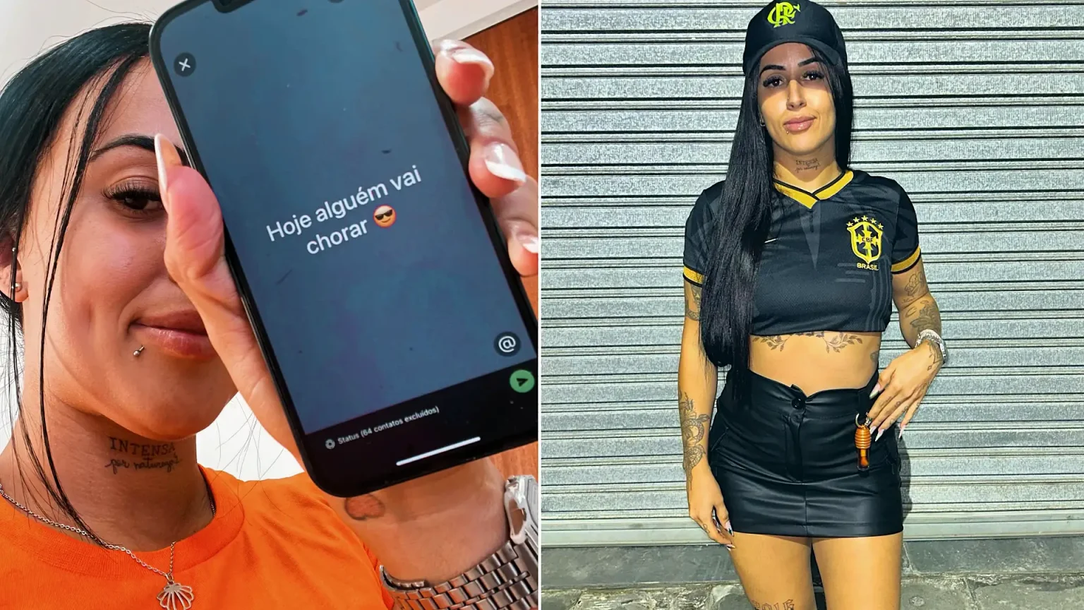 Influencer Thaís Moura, 31, died in a motorbike crash hours after posting an eerie message reading "today someone is going to cry" - she leaves behind two young children.