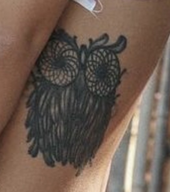 Fitness influencer's £370 tattoo has cost her over £11,000 to remove - with her husband saying the owl design reminds him of the Hooters logo and her furious dad cutting her off.