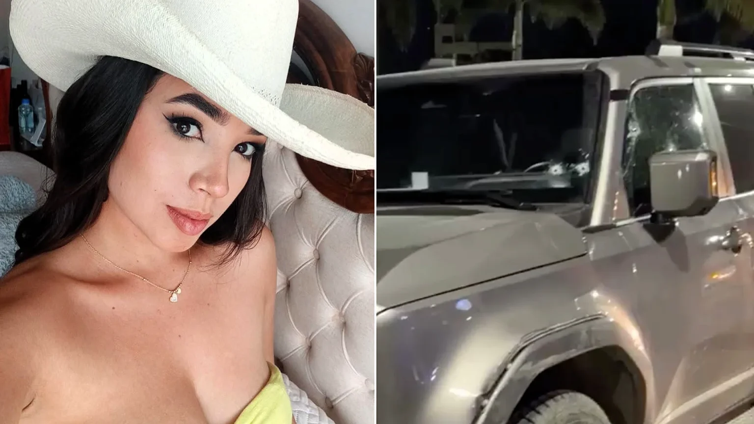 An influencer has been shot dead in her luxury SUV moments after leaving the gym in Colombia - a motorcyclist blasted her at point-blank range as she waited at red lights.