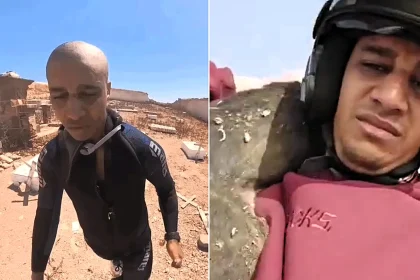 YouTuber Ayoub Benesnes jailed for eight months after filming himself skinning, cooking and eating a stray dog - the influencer claimed the sick stunt was a price protest.