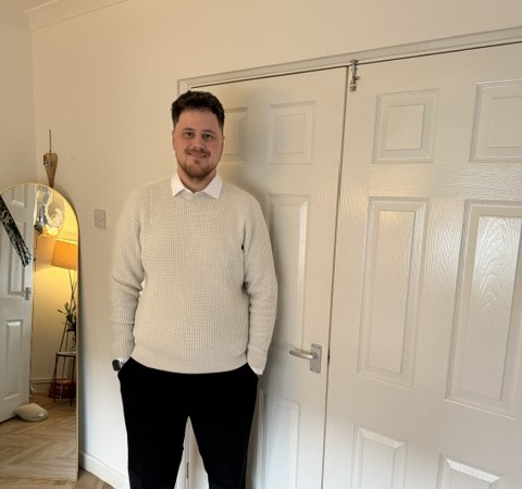 A dad who ballooned to 24 stone on free takeaways says he's had a second chance at life after losing eight stone on Mounjaro - dropping from 4XL to a large.