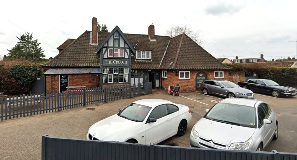 A cardboard cutout of Jordan Pickford "stolen" from a Norfolk pub during England's Mexico win has been returned - just in time to help "keep out" Norway's Erling Haaland.