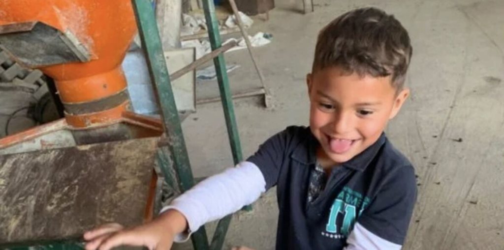 A five-year-old autistic boy who vanished for three days has been found dead in a contaminated sewage tank in Brazil - just 70 metres from his family home.