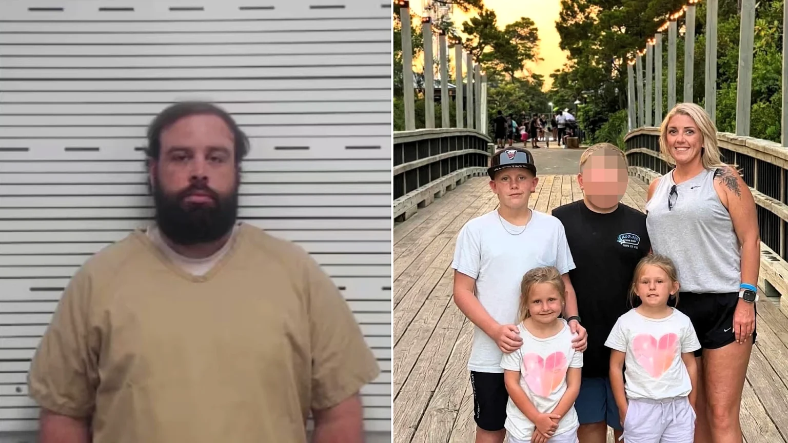 A driver accused of killing a mother and three of her children by running a red light has handed himself in almost three months on, after being indicted in Alabama.