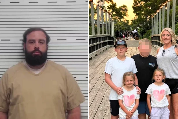 A driver accused of killing a mother and three of her children by running a red light has handed himself in almost three months on, after being indicted in Alabama.
