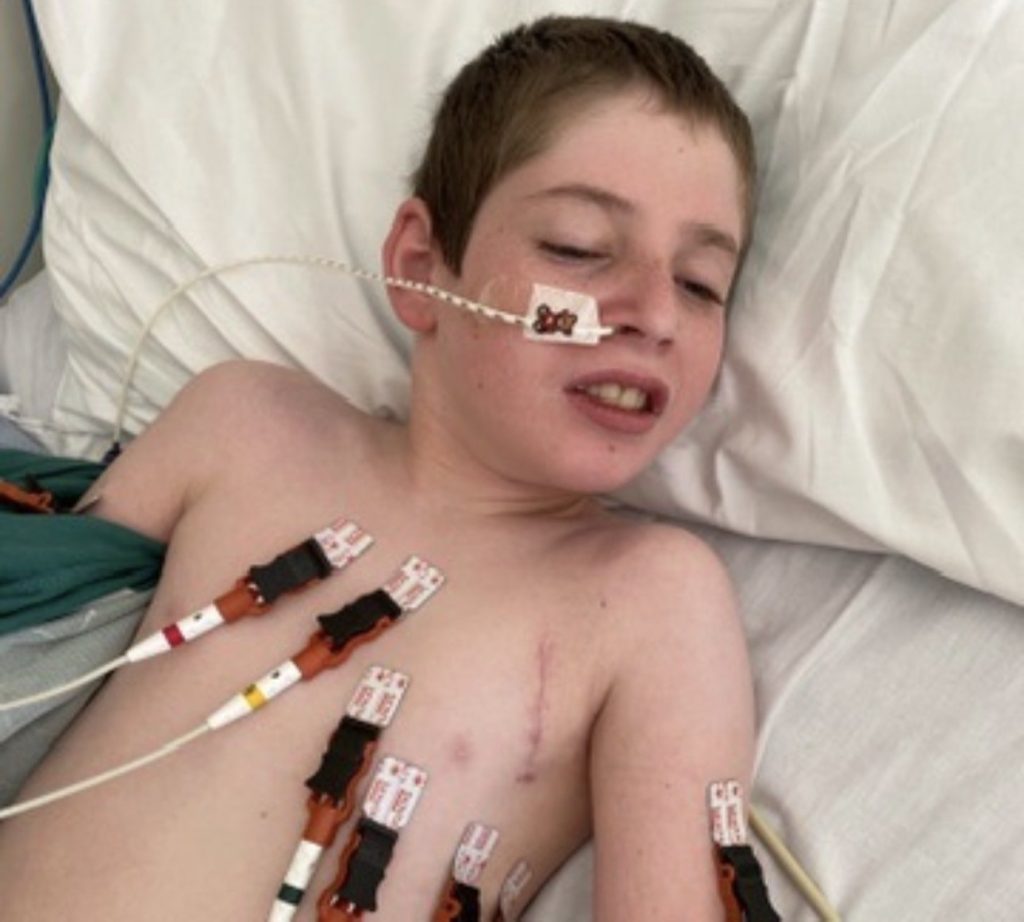Mum's heartbreak as son's final words were 'I love you mummy' before encephalitis - triggered by a simple sore throat at just two years old - took her cheeky boy's soul away.