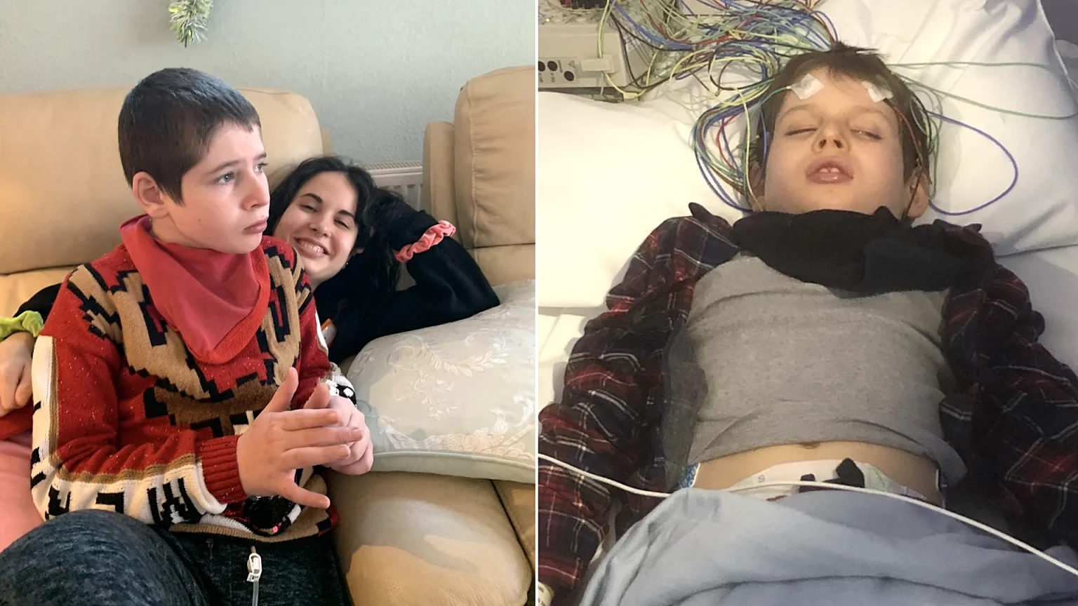 Mum's heartbreak as son's final words were 'I love you mummy' before encephalitis - triggered by a simple sore throat at just two years old - took her cheeky boy's soul away.