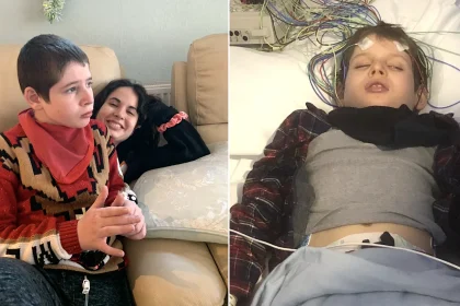 Mum's heartbreak as son's final words were 'I love you mummy' before encephalitis - triggered by a simple sore throat at just two years old - took her cheeky boy's soul away.