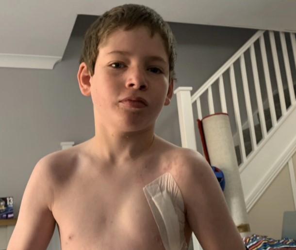 Mum's heartbreak as son's final words were 'I love you mummy' before encephalitis - triggered by a simple sore throat at just two years old - took her cheeky boy's soul away.