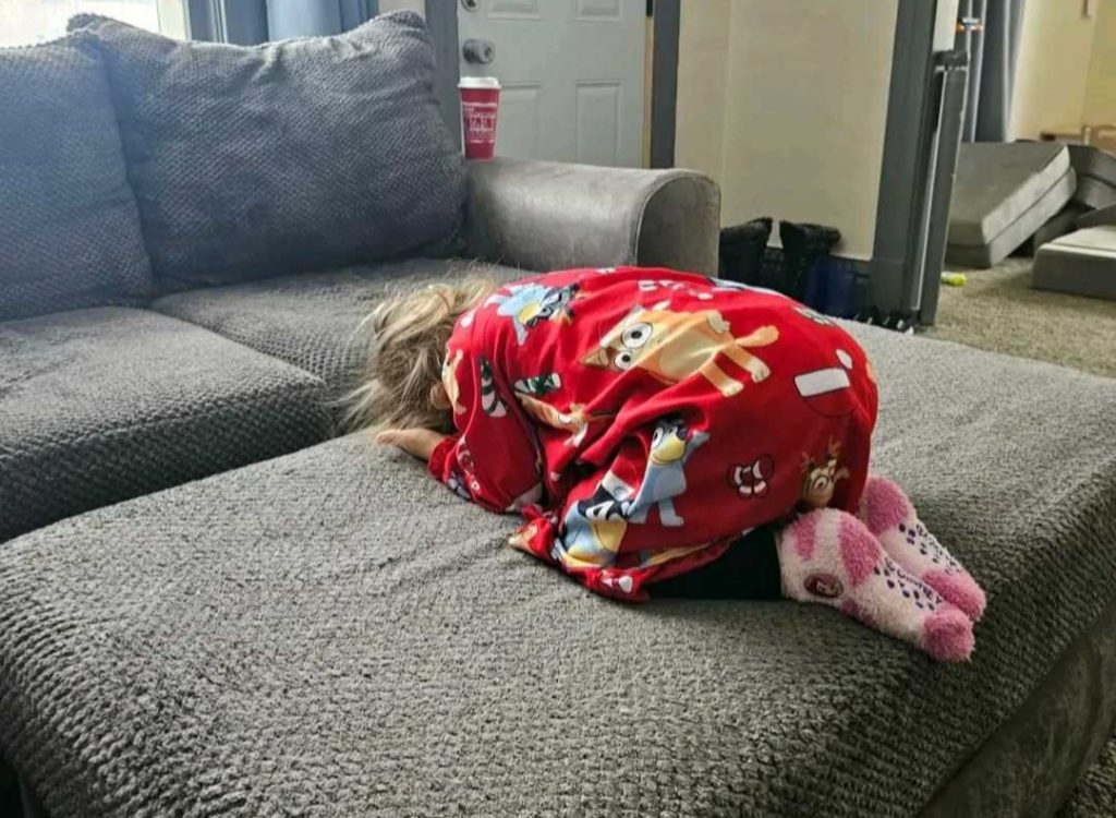 Mum thought her toddler's "terrible twos" meltdowns were down to her age - but a blood test revealed the two-year-old had an aggressive form of blood cancer.