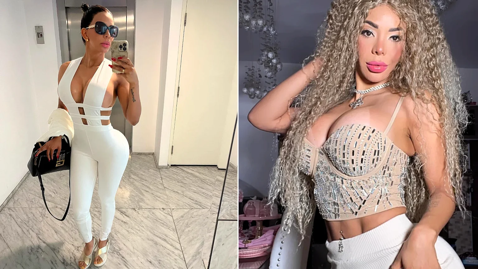 A model known as La Chocolatita has been found dead with tape sealing her lips in Peru - a man who spent the night drinking with her has been arrested as prime suspect.