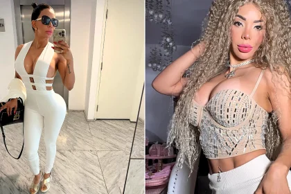 A model known as La Chocolatita has been found dead with tape sealing her lips in Peru - a man who spent the night drinking with her has been arrested as prime suspect.
